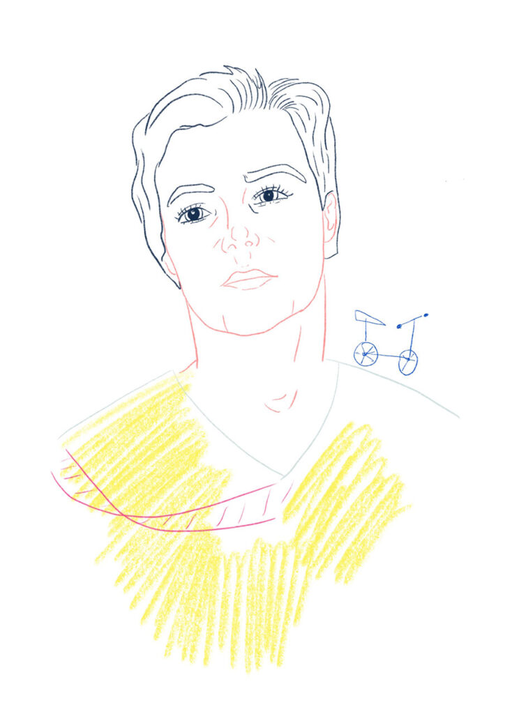 portrait illustration, polish illustrator