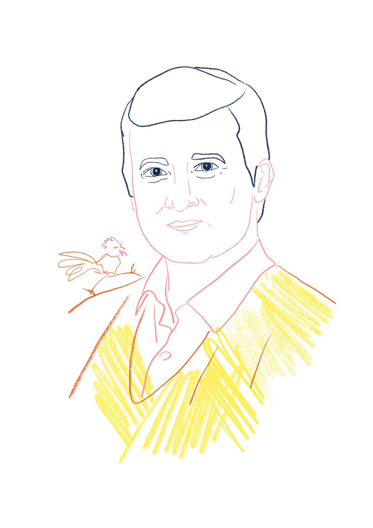 portrait illustration, polish illustrator