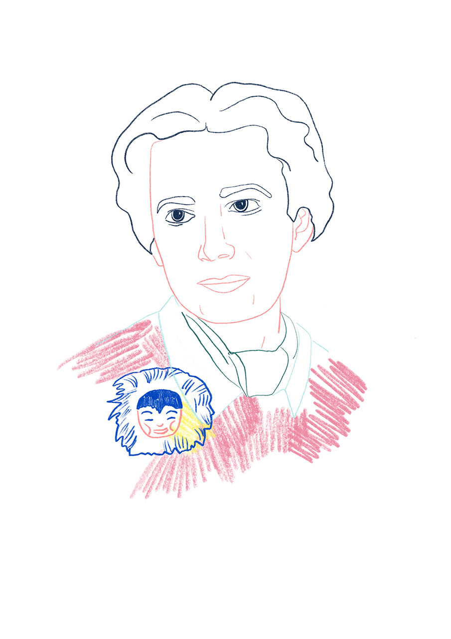 portrait illustration, polish illustrator